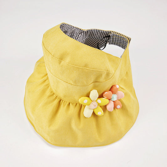 Baby Sommer Tynd Hat Børns Store Skygge Solbeskyttelseshat