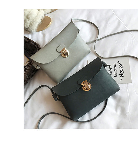 Women's Bag New Pouch Korean Mini Mortise Lock Small Square Bag Women's Shoulder Crossbody Bag Trendy Women's Bags