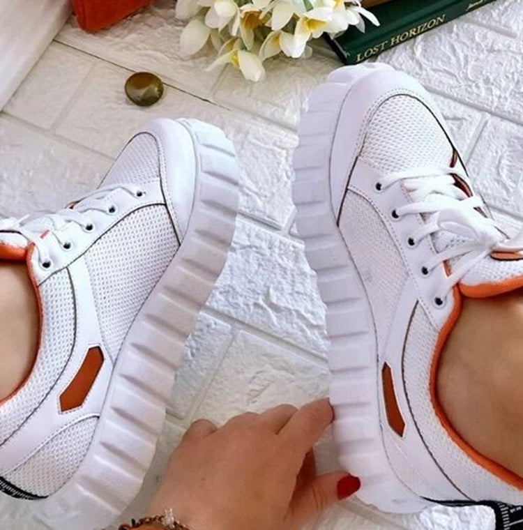 Platform Shoes Platform Shoes With Heightened White And Casual Canvas