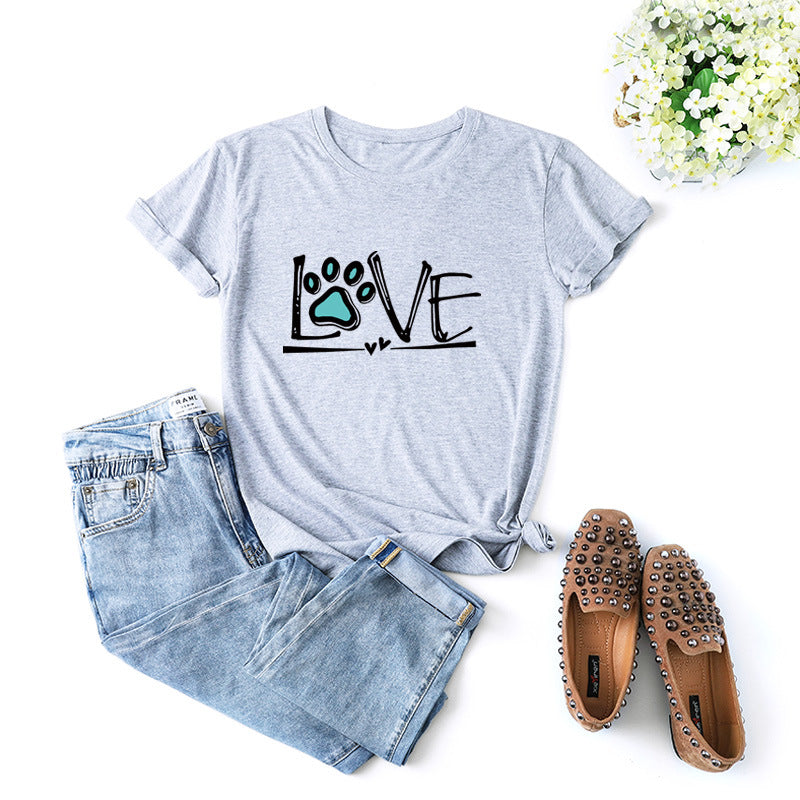 Women's Fashionable Personality Plus Size T-shirt