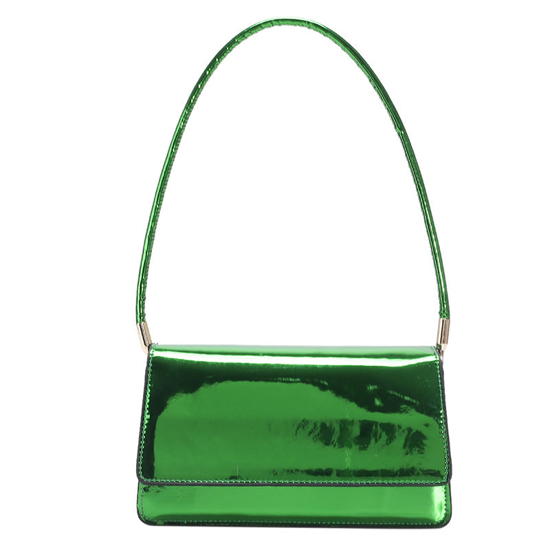 Fashion Laser Pure Color All-matching One Shoulder Underarm Bag