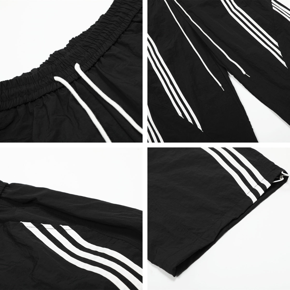 Contrast Color Casual Trousers Men's And Women's Same Loose Sports