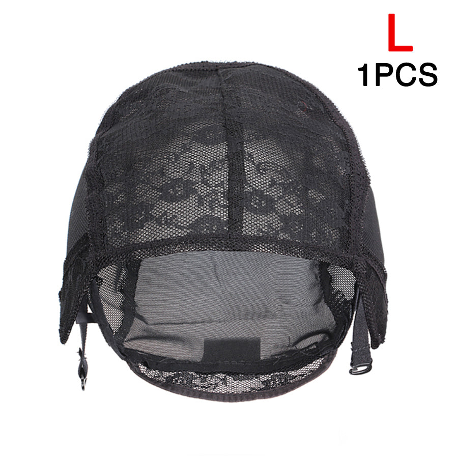 Women's Chemical Fiber Double Crochet Lace Wig Net Hat
