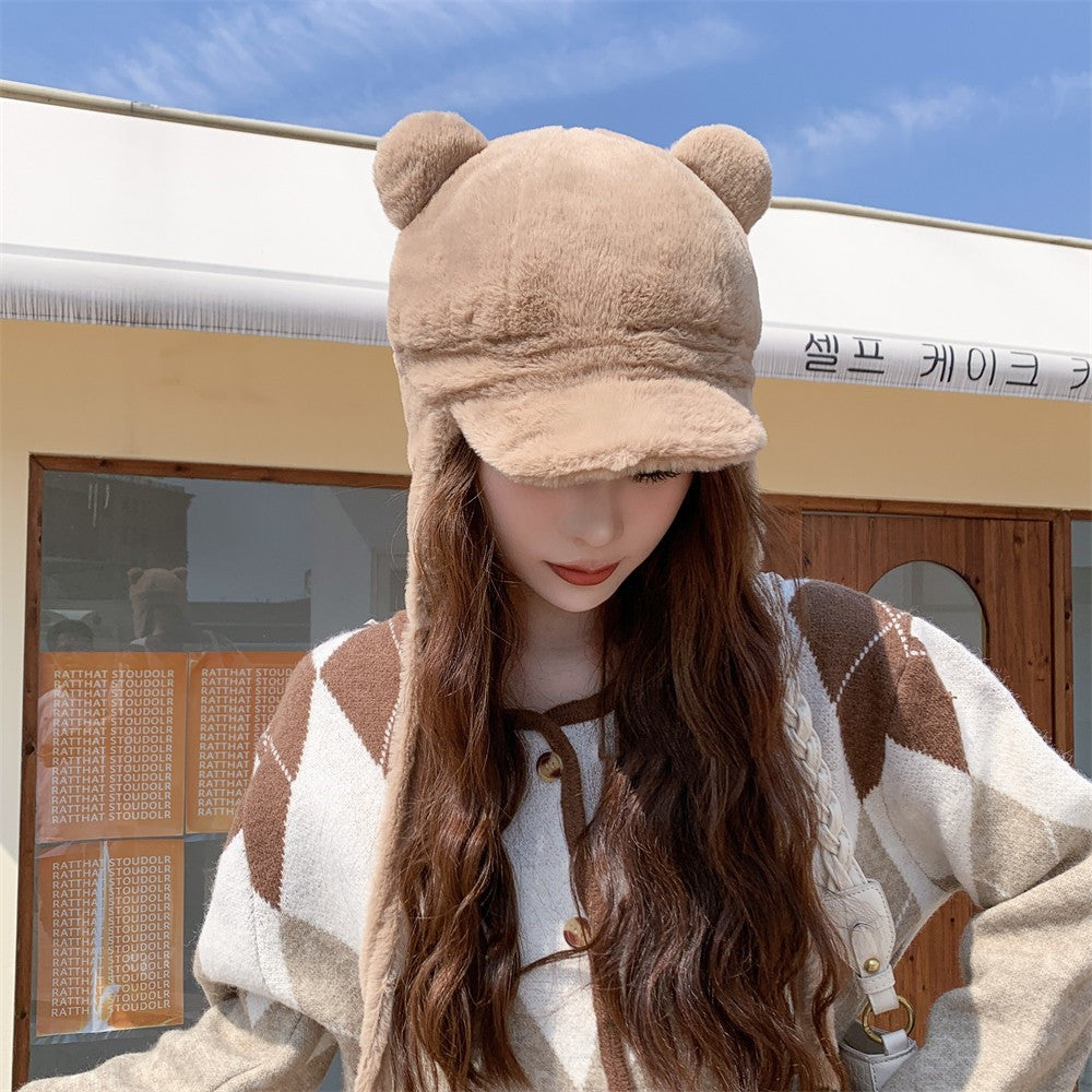 Plush Ear Baseball Windproof Ear Protection
