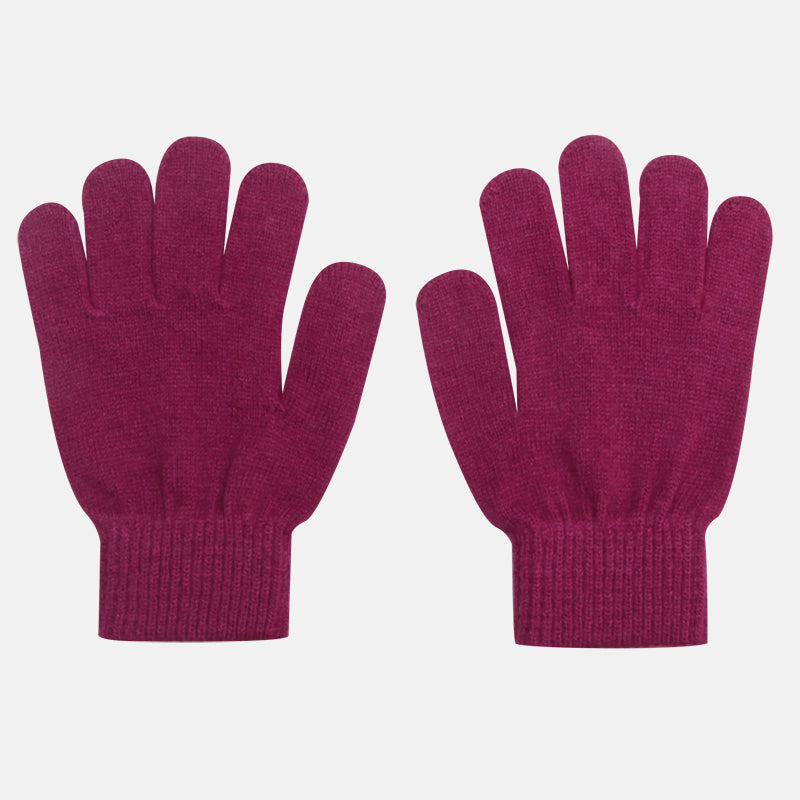 Rent Cashmere Femfingervanter til Børn Drenge og Piger