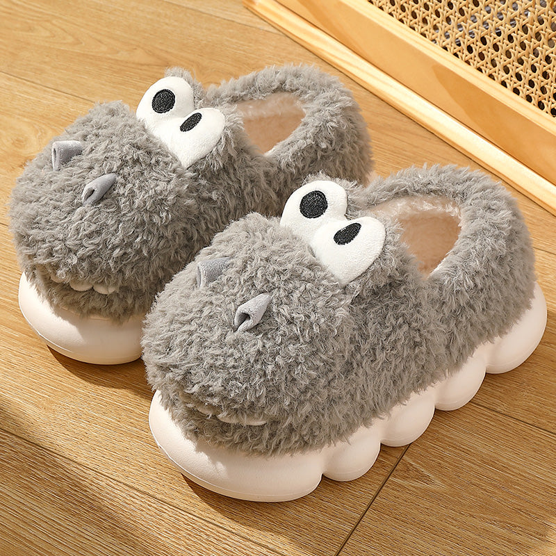 Cotton Slippers Women's Winter Home Thick Soled Lovers