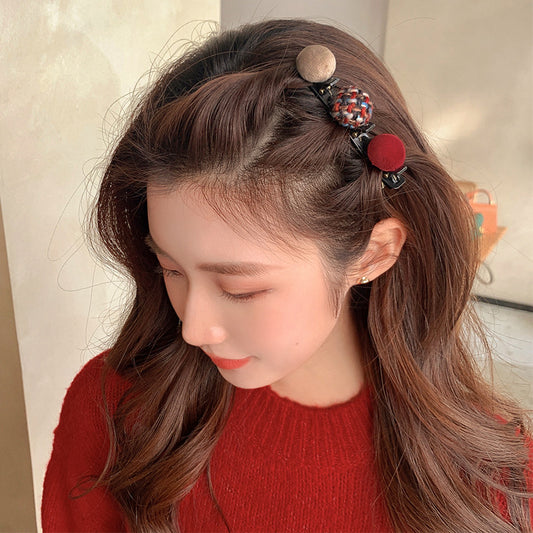 Knitting Hair Ball With Simple Fringe