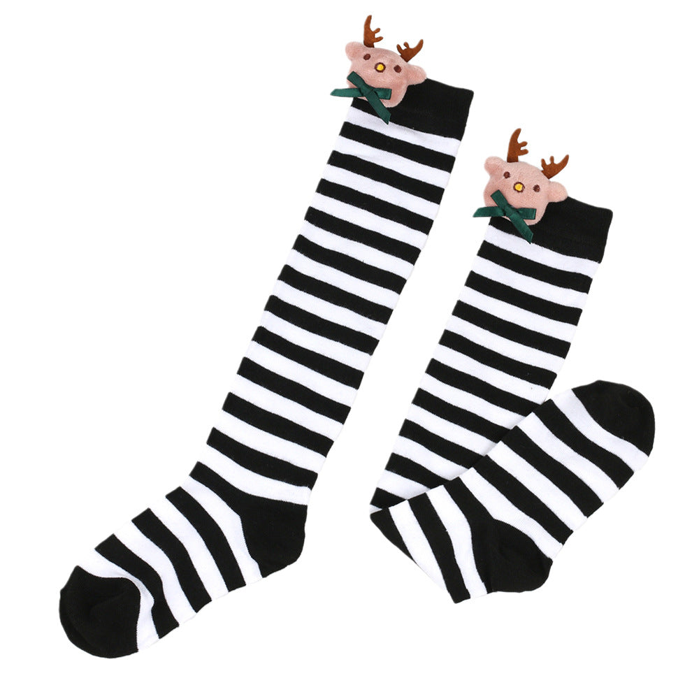 Elk Children's Christmas Stockings Cartoon Doll