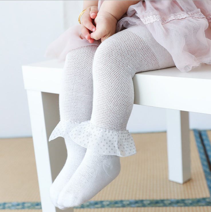Spring And Summer Korean Princess Style Baby Leggings