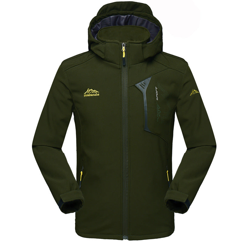 Outdoor Waterproof Warm Soft Shell Jacket