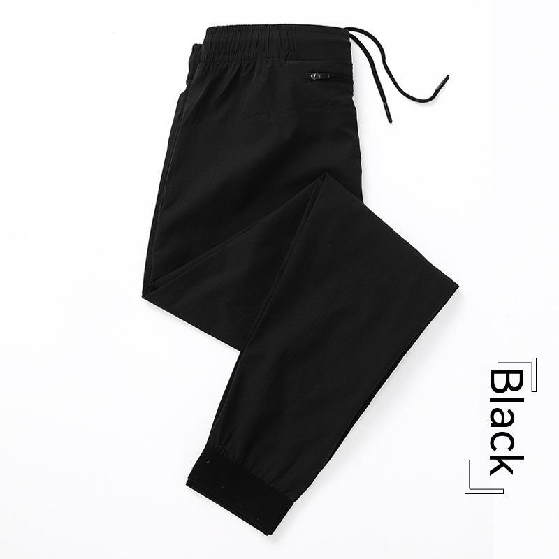 Sports Men Running Large Pocket Drawstring Skinny Pants