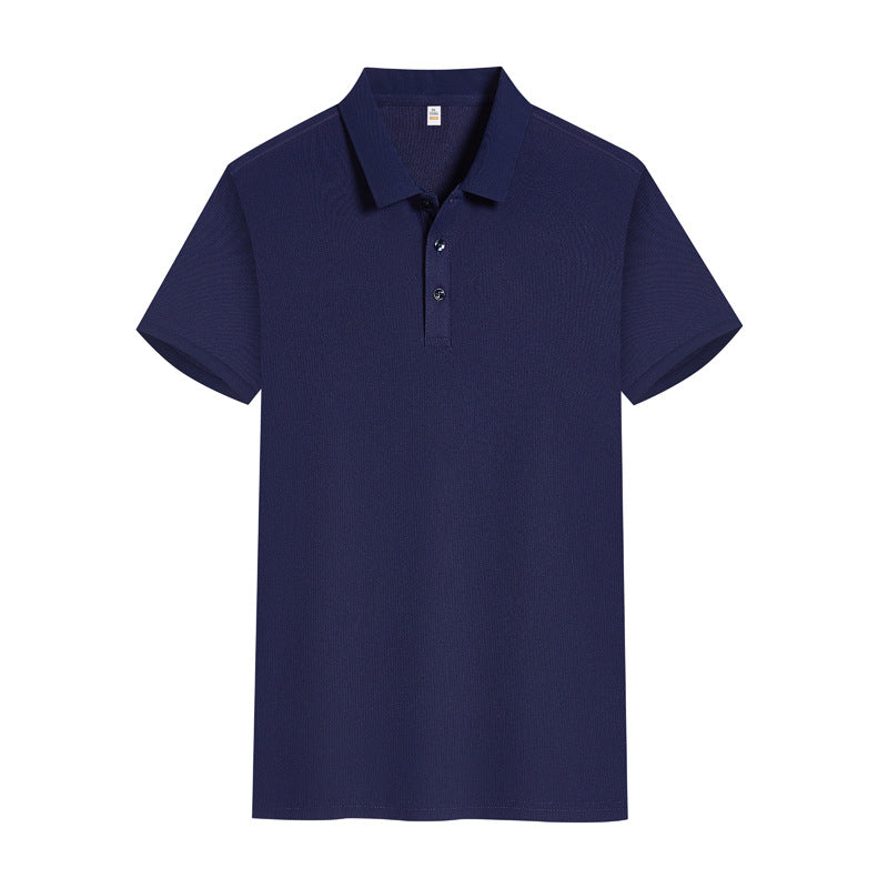 Solid Color Polo Shirt Overalls