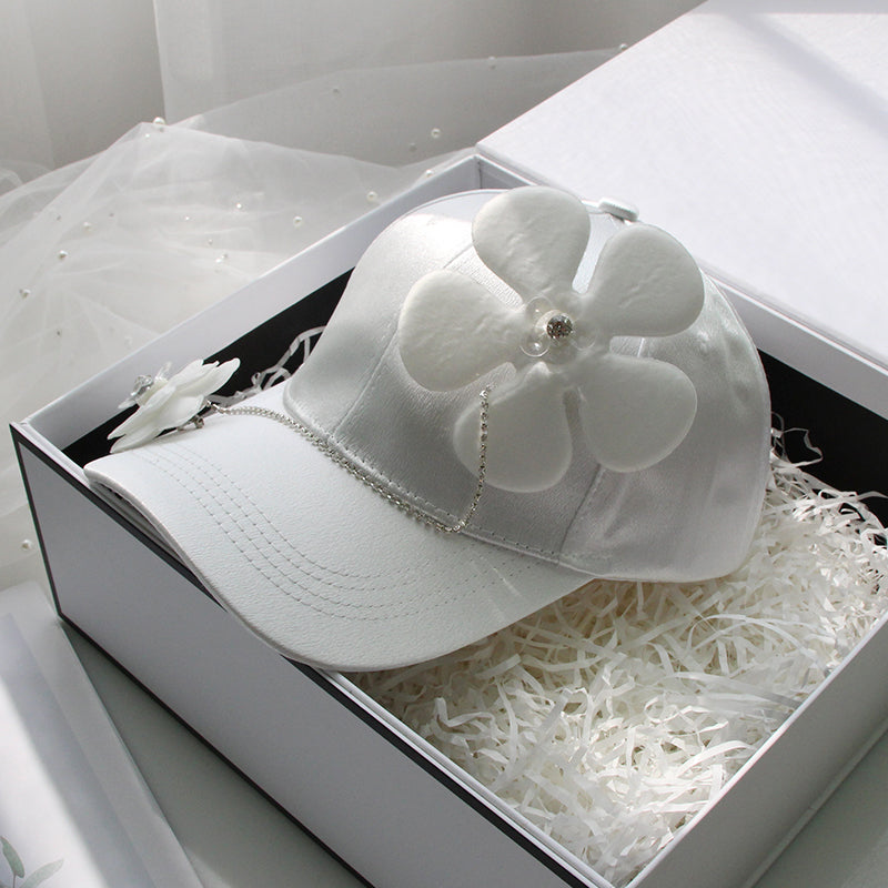 Mode Tynd Blomster Andetunge Hat