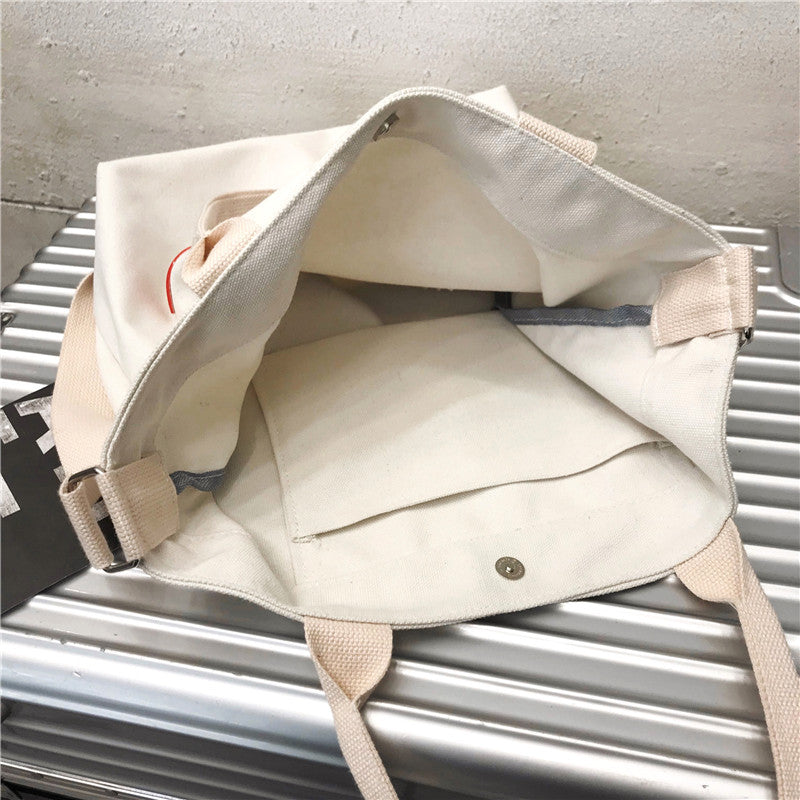 Ladies Polyester Canvas Shoulder Bag