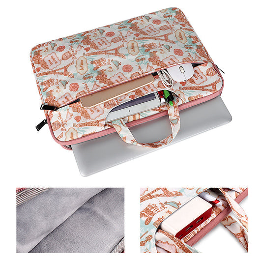 Ladies Canvas Portable Notebook Liner Bag
