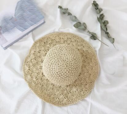 Leisure Seaside Foldable Beach Straw Hat