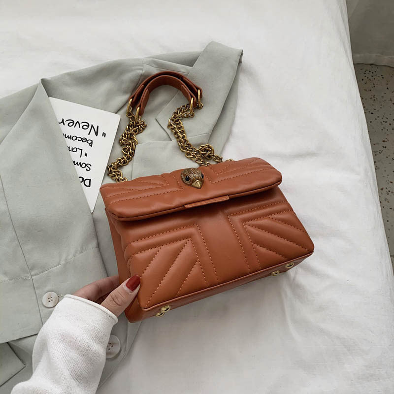 Women's Retro Solid Color Armpit Bag Portable Shoulder
