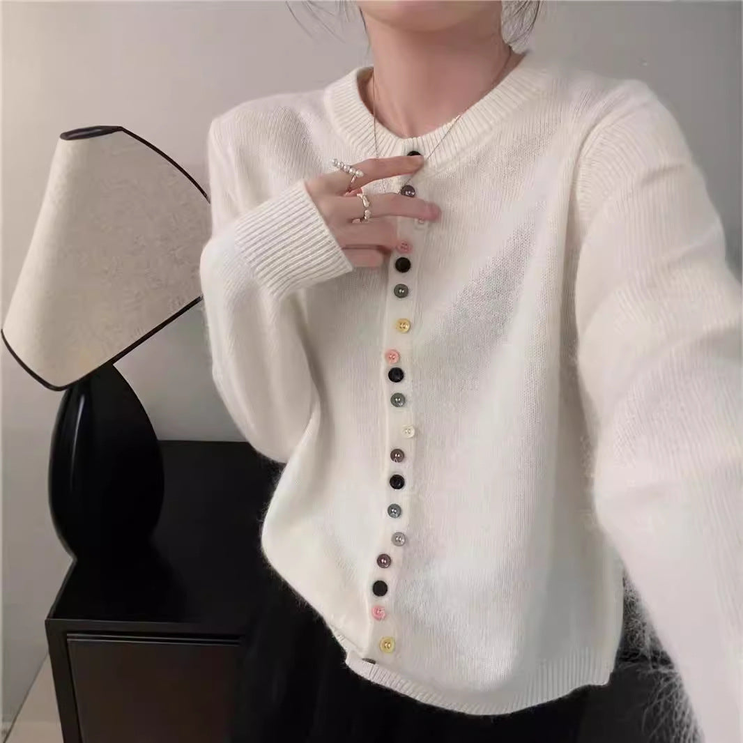 Slimming Soft Long-sleeved Shirt Knitted