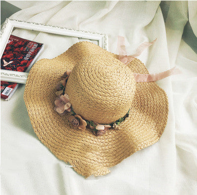 Women's Seaside Sun Protection Sun Grass Hat