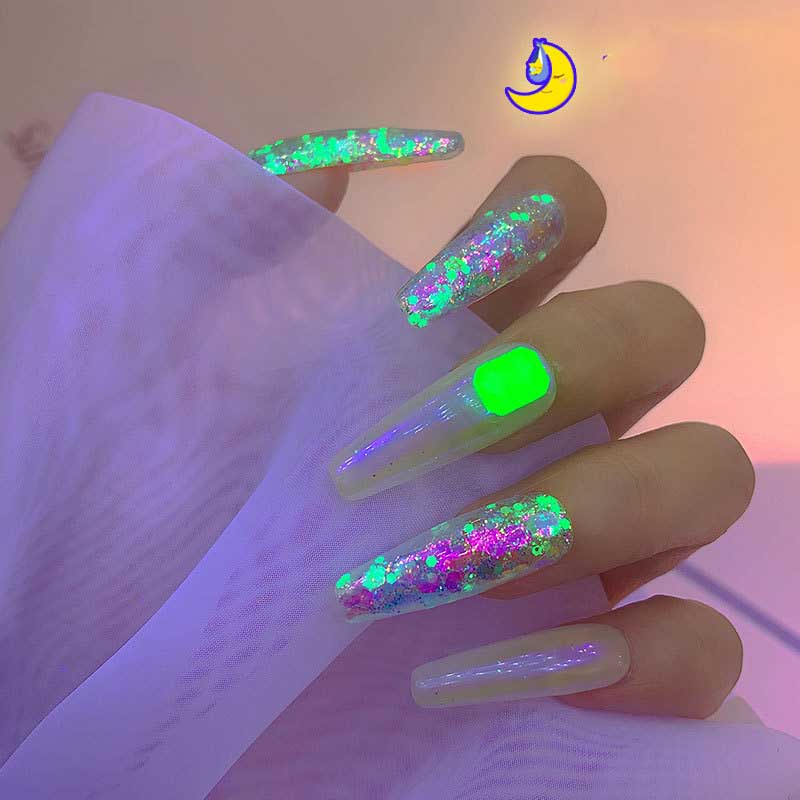 Neglekunst Lysende Symfoni Glitter Pailletsæt