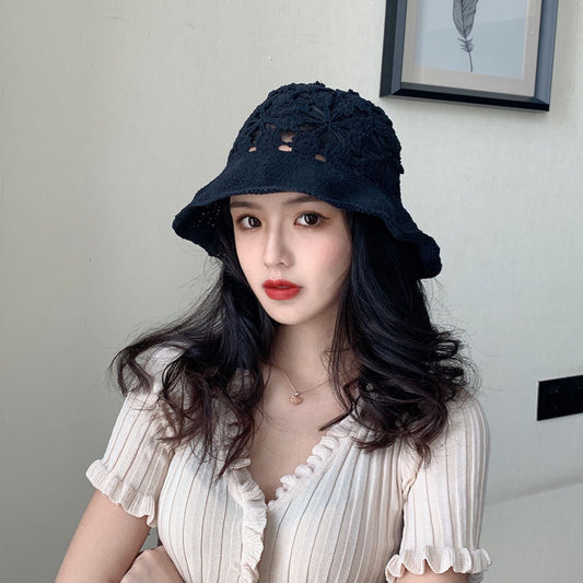 Summer Handmade Hollow Sunscreen Hat Literature And Art