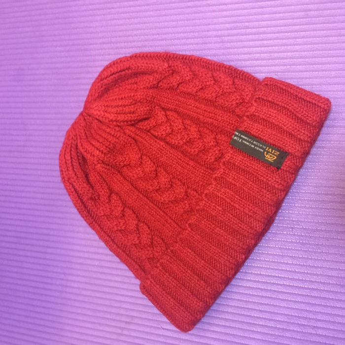 Women's Fashion All-match Fleece Thick Warm Wool Hat