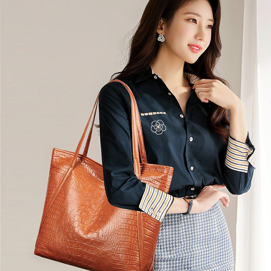 Large Capacity Shoulder Bag Handheld Versatile Fashion