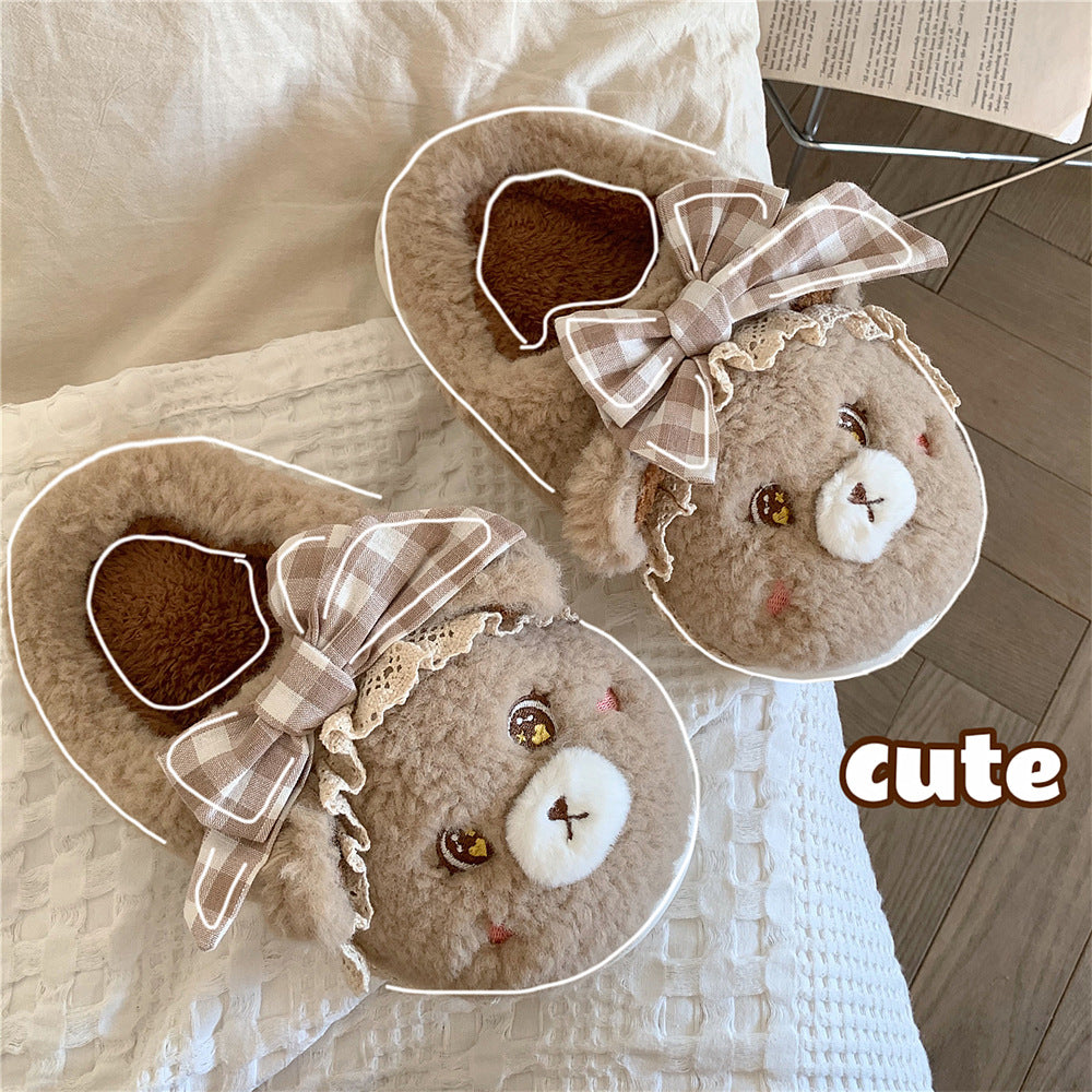 Women's Fashion Indoor Non-slip Cotton Slippers