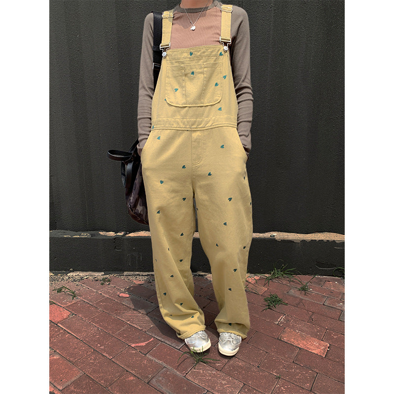 Retro Loose Straight Casual Wide-leg Trousers