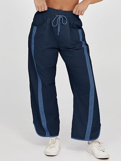 Casual Loose Drawstring Bucket Pants Women's Clothing