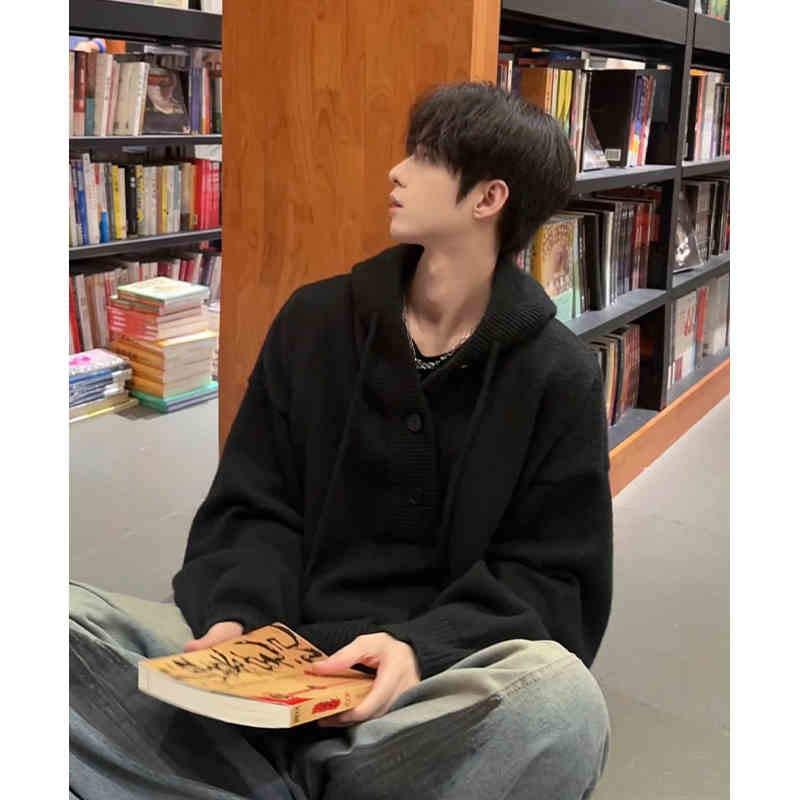 Hooded Sweater Men's Loose Couple Sweater Coat