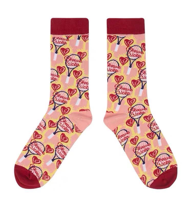 Street Skateboard Ladies Socks Oil Painting