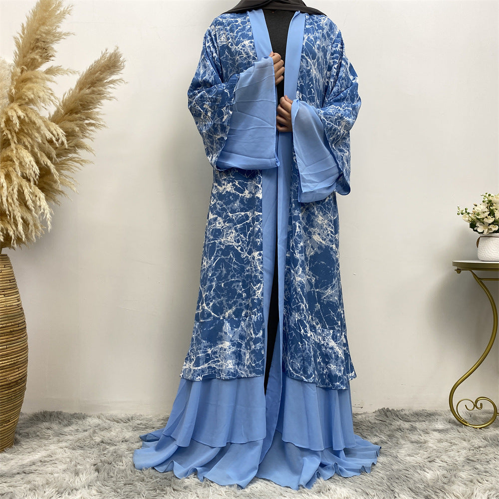 Middle East Printed Panel Top Women