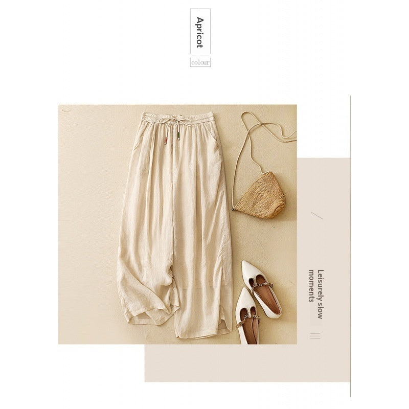 Stylish Trendy New Loose-fitting Minimalist Straight-leg Pants
