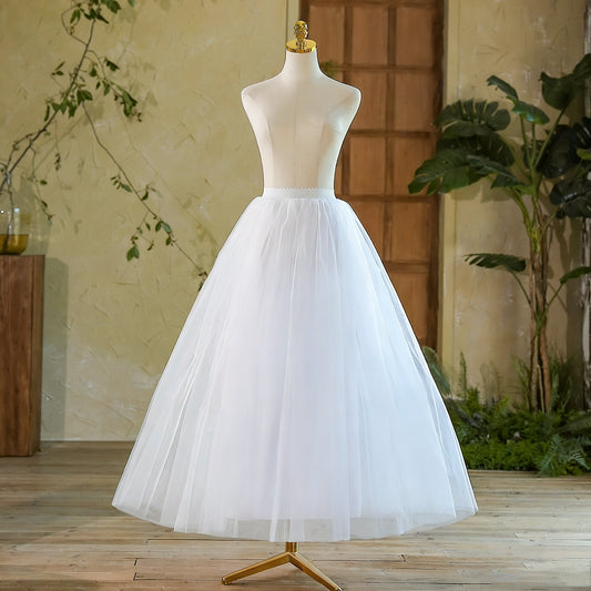 Micro-puff Mesh Boneless Extended Half Skirt