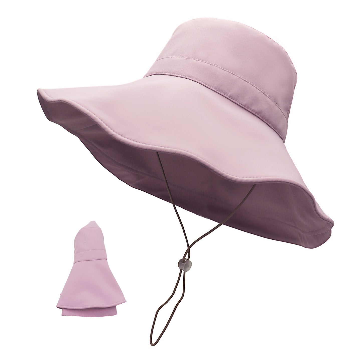 Spring And Summer New Cool UV Bucket Hat Women's Big Brim UV-proof Outdoor Sunshade Folding