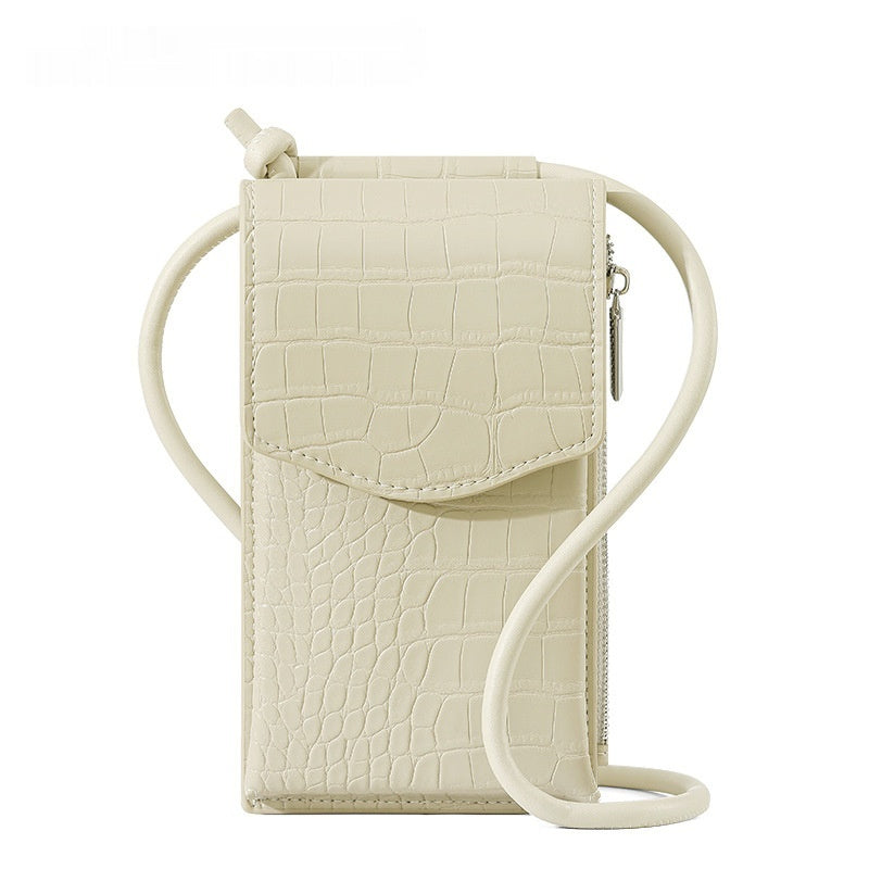Simple Large Capacity Stone Pattern Mobile Phone Bag