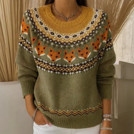 Green Long Sleeve Sweater