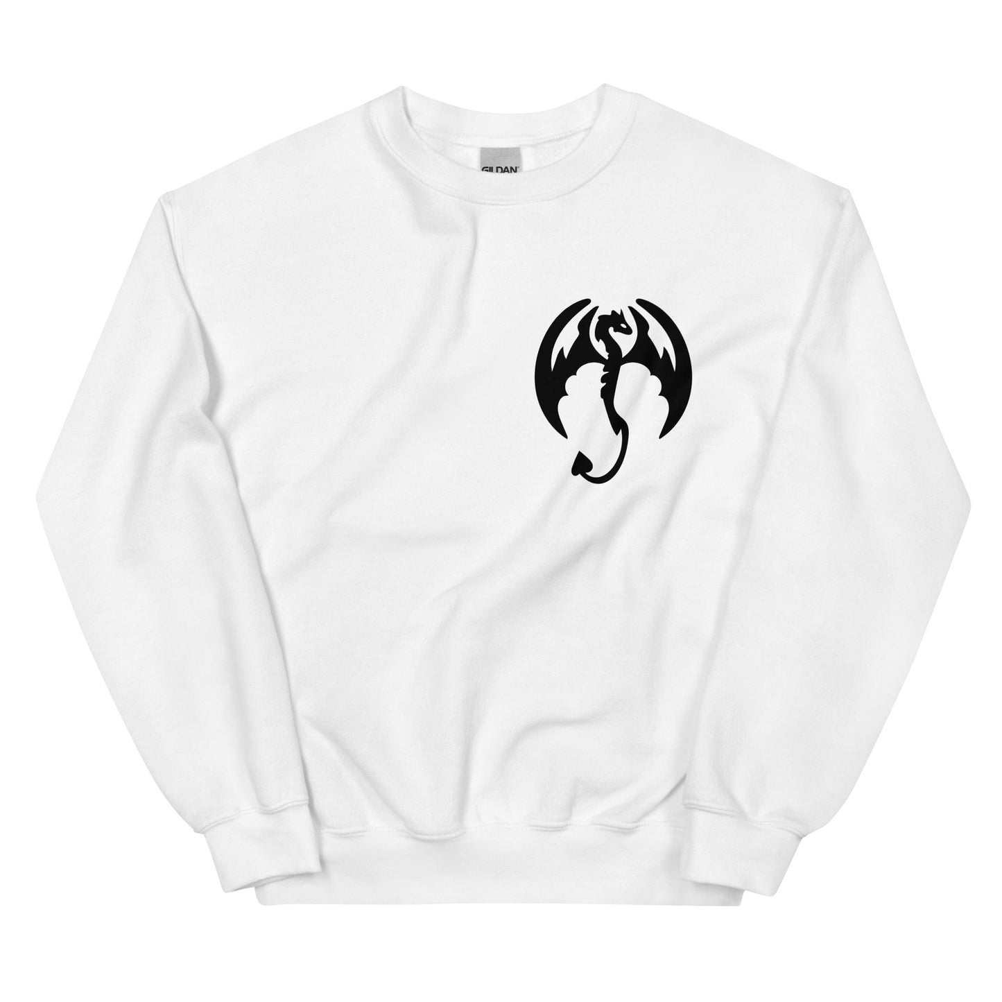 Fleece sweatshirt med bogstavprint, casual langærmet