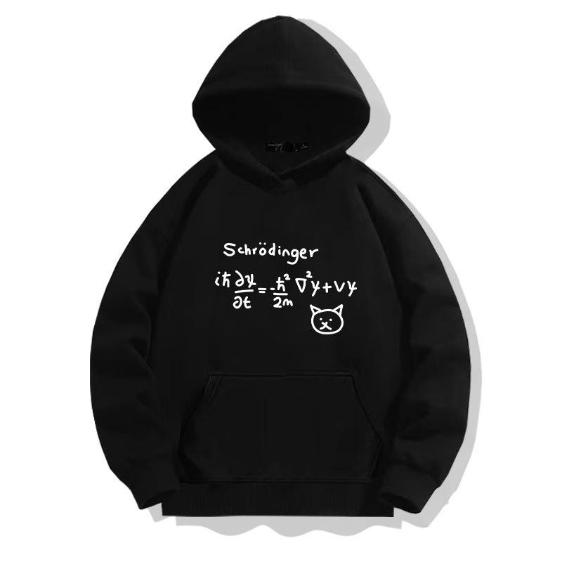 Schrodinger's Cat Hooded Pullover In Summer