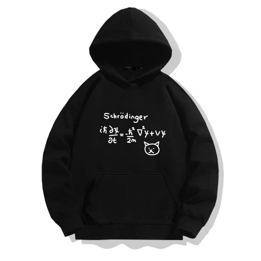 Schrodinger's Cat Hooded Pullover In Summer