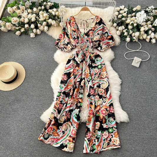 Lady Temperament Casual Wide Leg Jumpsuit