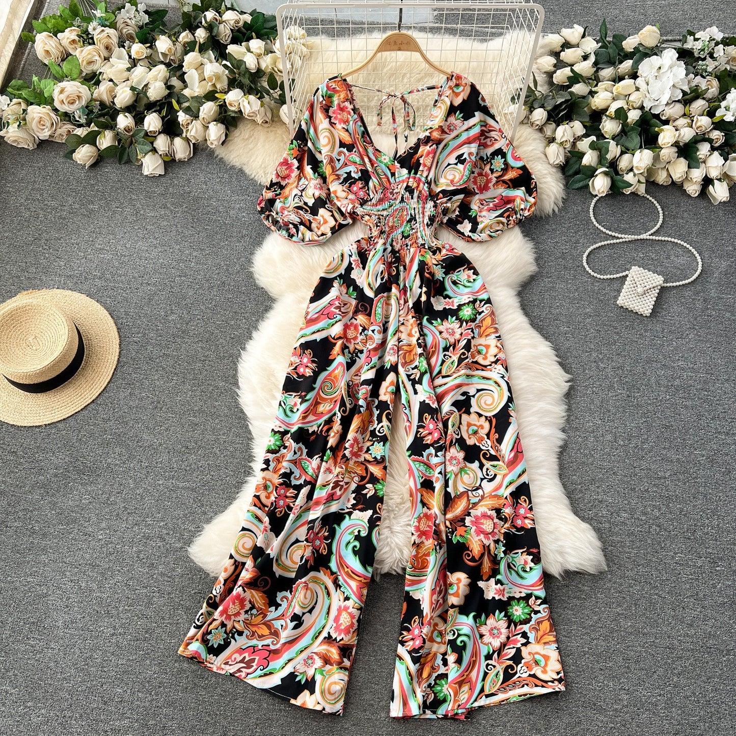 Lady Temperament Casual Wide Leg Jumpsuit