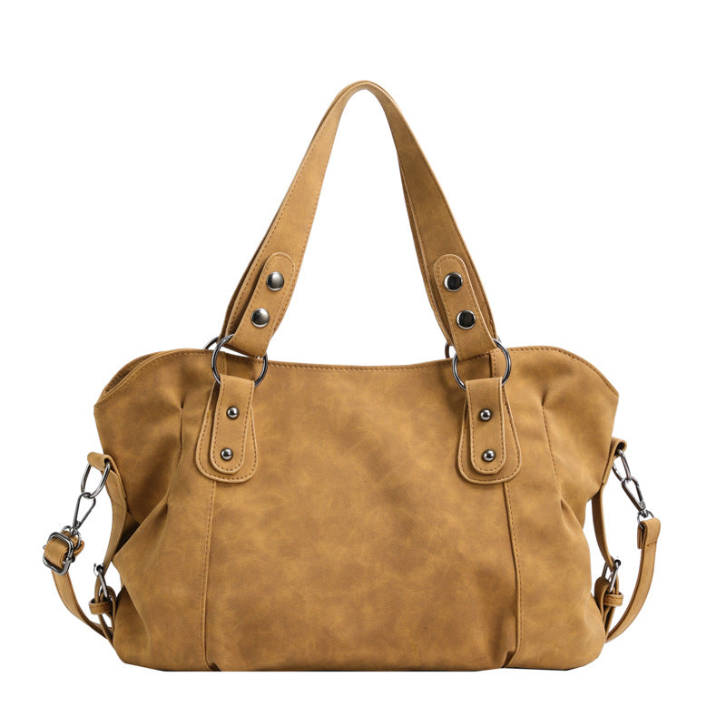 Large Capacity Tote Crossbody Frosted Shoulder Underarm Bag
