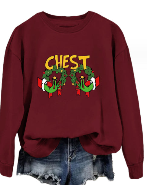 Women's Printed Long Sleeved Hoodie