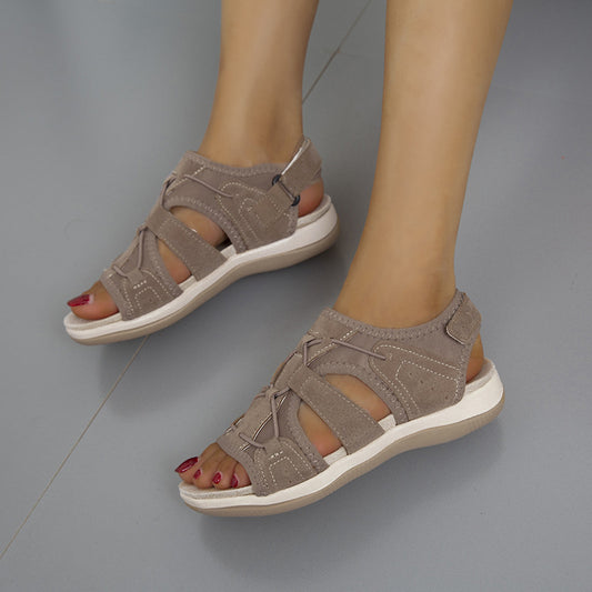 Women's New Low Cut Round Toe Casual Beach Sandals