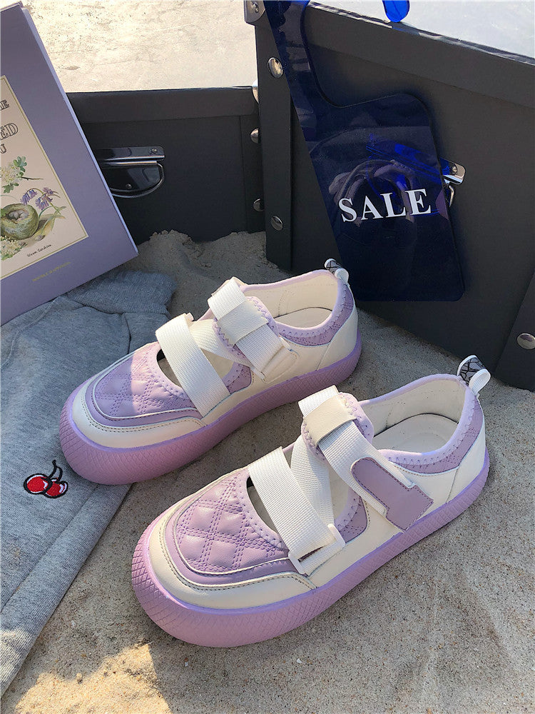 Student Velcro Casual Canvas Shoes Trend