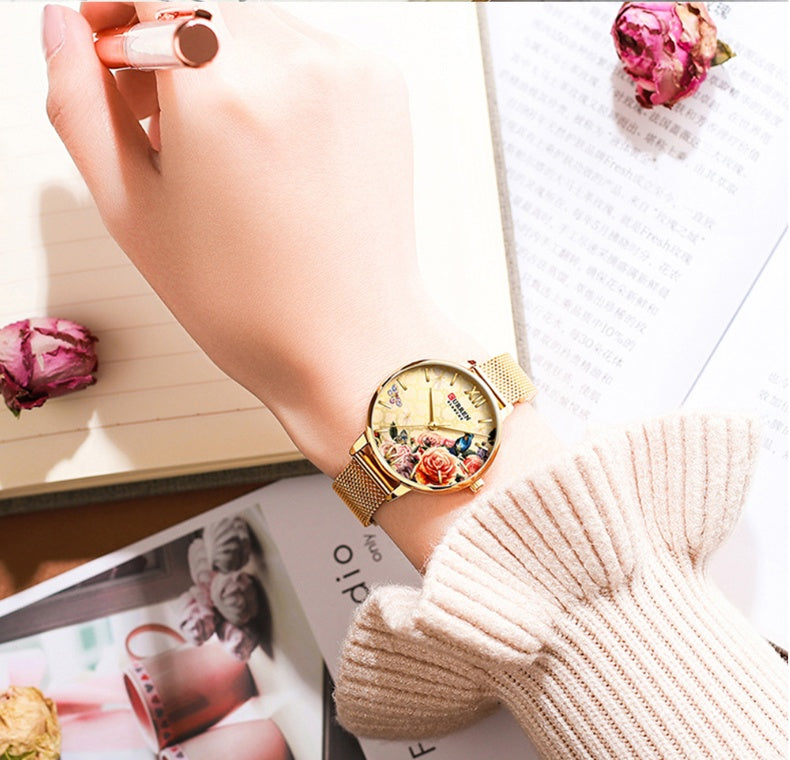Fashion Simple Watch Women's Waterproof Belt Watch