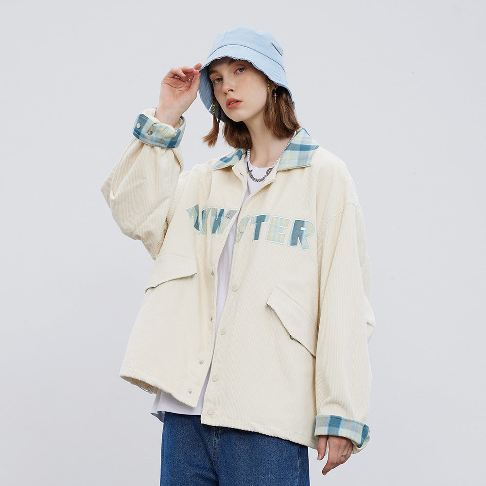 Men's And Women's Same Coat Loose Casual