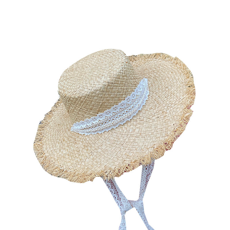 Sun Protection Seaside Beach Lace Sun Hat